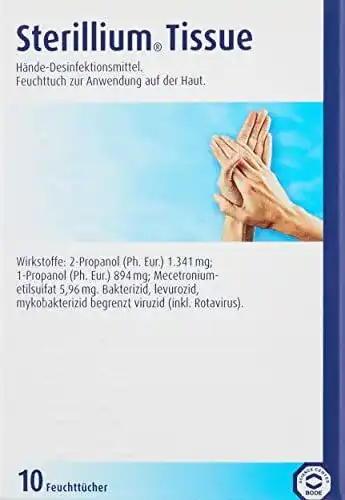 Desinfektionstücher für die Hände von Paul Hartmann AG – Sterillium 9812290