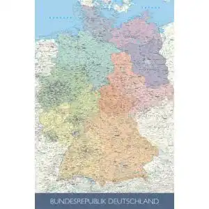 Deutschlandkarte empireposter landkarten politische