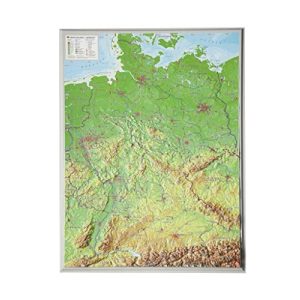 Deutschlandkarte georelief Vertriebs GbR Deutschland klein