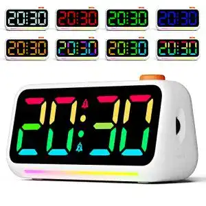 Digitaler wecker chereeki mit klarem und schoenem display