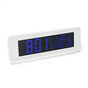 Digitaler wecker fackelmann mit thermometer und hygrometer