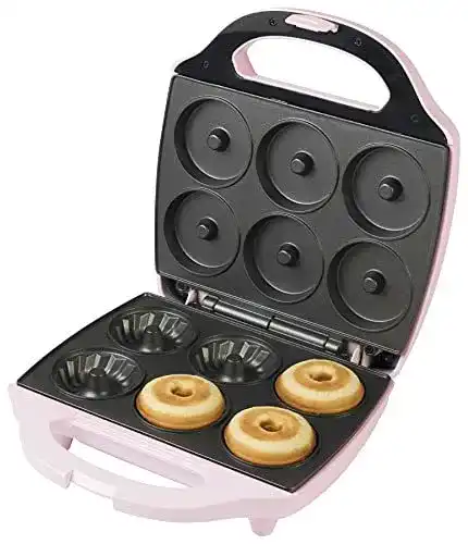 Bestron Gugelhupf Maker für 6 Mini-Küchlein mit Antihaftbeschichtung