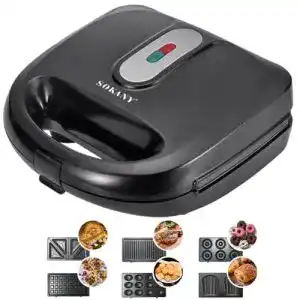 Donut maker sokany 6 in 1 multifunktionsgeraet 750w