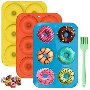 Donuts form dgn donuts backform 3 stueck silikon donut formen