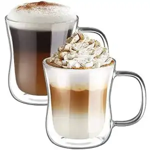Doppelwandige glaeser ecooe latte macchiato glaeser set