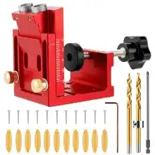 Duebelhilfe sliimu pocket hole jig set taschenloch bohrschablone