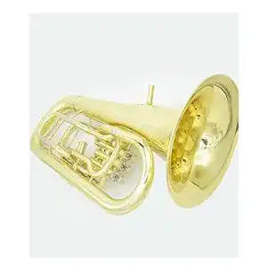 Euphonium aus messing instrument vertikale schluessel b flach