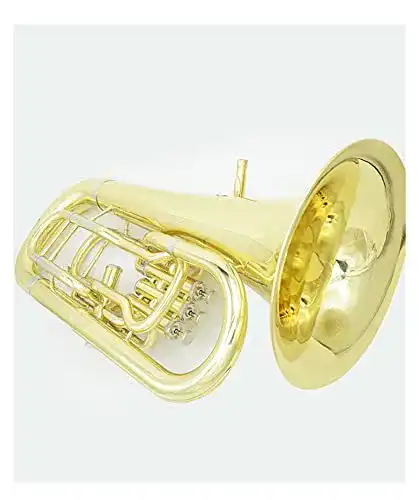 Euphonium aus Messing mit vertikalem Schlüssel B