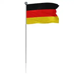 Fahnenmast muwo glory teleskop mit hissvorrichtung