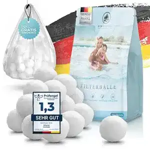 Filterbaelle birkental pool mit waeschenetz langlebige filterballs