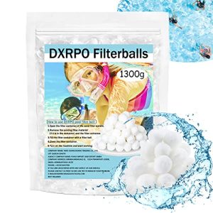 Filterbälle DXRPO Pool, 1300g Filterballs für Sandfilteranlagen