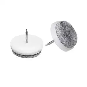 Filzgleiter metafranc filz gleiter o 30 mm mit nagel weiss