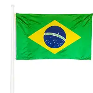Flaggen klikil brasilianische flagge 90 x 150 cm wetterfest