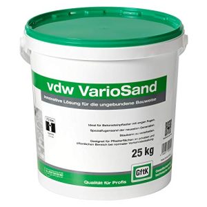 Fugensand vdw VarioSand Basaltgrau 25kg für enge Fugen - fugensand vdw variosand basaltgrau 25kg fuer enge fugen