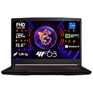 Gaming-Laptop bis 1.000 Euro MSI Thin GF63 12UCX-1011