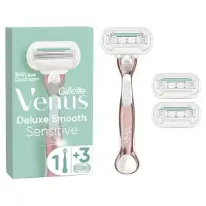 Gillette rasierer gillette venus deluxe smooth sensitive rosegold