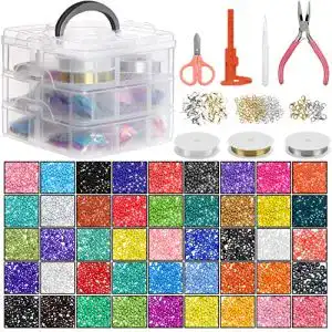 Glasperlen handi stitch 26880 stueck zum auffaedeln perlen