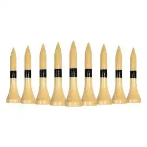 Golf tees likoso bambus golf tees 100 stueck 38mm tee golf