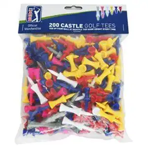 Golf tees pga tour 200er pack castle tees blau und weiss