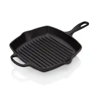 Grillpfanne gusseisen le creuset signature gusseisen grillpfanne
