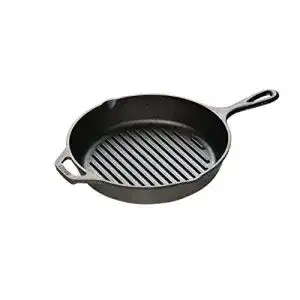 Grillpfanne gusseisen lodge grillpfanne 26cm hoehe 5cm