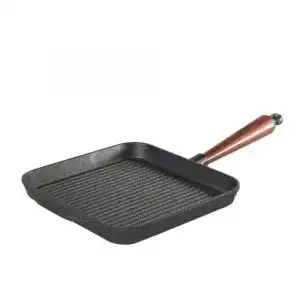 Grillpfanne gusseisen skeppshult 25 x 25 cm grillpfanne
