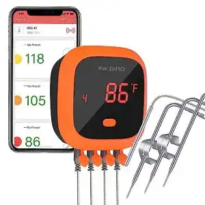 Grillthermometer bluetooth inkbird ibt 4xc fleischthermometer
