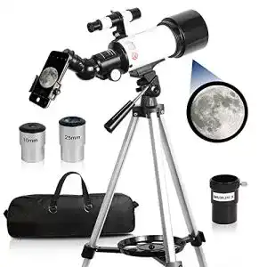Handy teleskop oys teleskope fuer kinder und einsteiger 70 mm