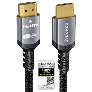 Hdmi kabel 3m sniokco 10k 8k 4k zertifiziertes hdmi kabel