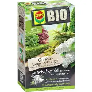 Heckenduenger compo bio gehoelz langzeit duenger mit schafwolle