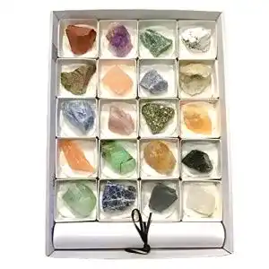 Heilsteine steinfixx premium mineralien sammlung 20 rohsteine