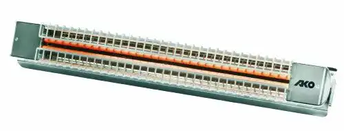 Heizstrahler AKO UWS 75 RD / 1E für Decken- und Wandmontage