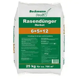 Herbstrasendünger Floragard Beckmann Profi 6+5+12 für den Herbst
