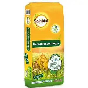 Herbstrasenduenger solabiol bio spezial rasenduenger