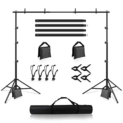 Jiang&Rong Hintergrund Ständer Kit 3x3m - Schw Produktbild-Vorschau 10