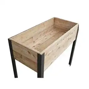 Hochbeet laerche die gartenbeet kiste stabiles hochbeet terrasse