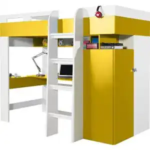 Hochbett mit schreibtisch furniturebyjdm hochbett etagenbett