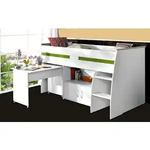 Hochbett mit schreibtisch parisot 2270 comb set moebel