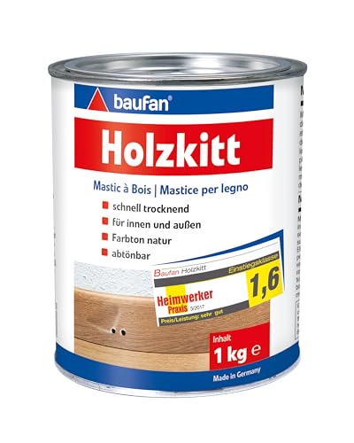 Holzkitt Baufan, gebrauchsfertige Füllmasse, 1 kg