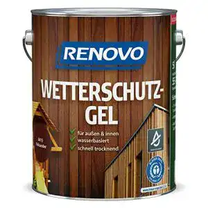 Holzschutzgel renovo 5ltr wetterschutz gel 8415 palisander