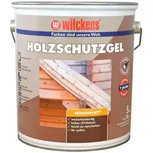 Holzschutzgel wilckens holzschutz gel fuer aussen 5 l teak