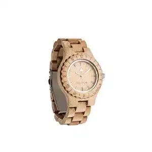 Holzuhren woodwatch lotus maple fuer damen armbanduhr holz