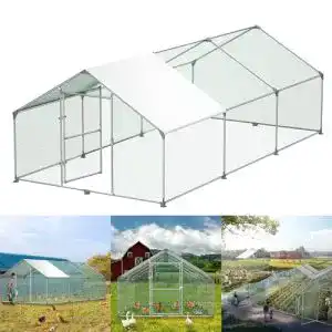 Huehnerstall yrhome freilaufgehege 3x6x2m freigehege