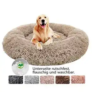 Hundebett donut haoye hundebett flauschig hundekissen rund