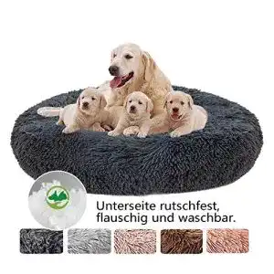 Hundebett donut haoye hundebett grosse hunde flauschig
