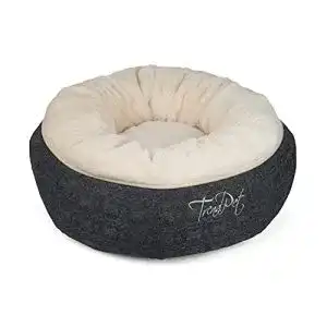 Hundebett donut trendpet lunabed das runde kuschelbett