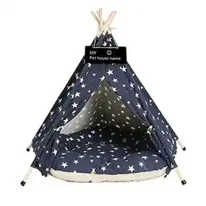 Hundezelt scnbom pet tipi haustierzelt das zelt dog teepee katze