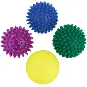 Igelball bb sport massagebaelle 4er set igelbaelle lacrosseball