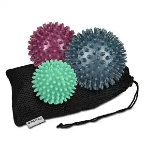 Igelball navaris 3x mit noppen 3er set igel ball massageball
