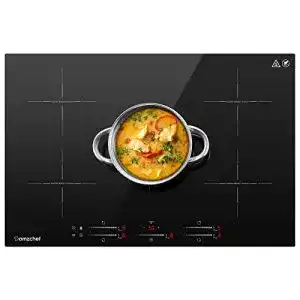 Induktionskochfeld 80 cm amzchef induktionskochfeld 5 zonen